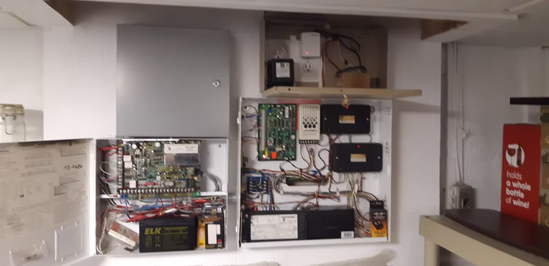 Same speakers for sirens and two-way voice throughout the home. Another home with custom automation done right.